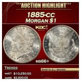 1885-cc Morgan Dollar $1 ms66+ SEGS