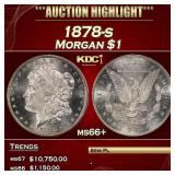 1878-s Morgan Dollar $1 ms66+ SEGS
