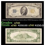 1934A $10 Silver Certificate North Africa WWII Eme