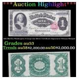 1891 $1 large size Silver Certificate Martha Washi