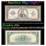 1923 $5 Large Size Silver Certificate "Porthole No