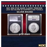 NGC NGC 2016 Star Wars Classic Princess Leia 1oz S