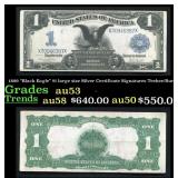 1899 $1 large size Silver Certificate "Black Eagle