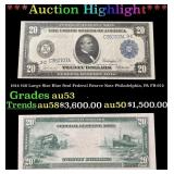 1914 $20 Large Size Blue Seal Federal Resrve Note