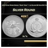 2023 Star Wars Grogu "Baby Yoda" 1 oz Silver $2 Ni