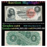 1886 $2 Large Size Silver Certificate General Winf