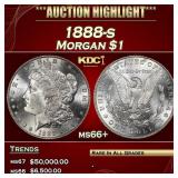 1888-s Morgan Dollar $1 ms66+ SEGS
