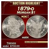 1879-o Morgan Dollar $1 Grades ms64