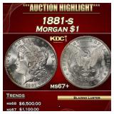 1881-s Morgan Dollar $1 ms67+ SEGS