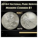 2016-p National Park Service Modern Commem Dollar