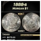 1888-s Morgan Dollar $1 Grades ms62+