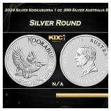 2024 Silver Kookaburra 1 oz .999 Silver Australia