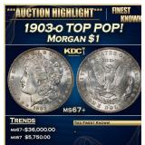 1903-o Morgan Dollar TOP POP! $1 ms67+ SEGS