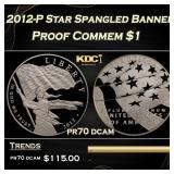 2012-P Star Spangled Banner Proof Modern Commem Do