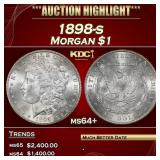 1898-s Morgan Dollar $1 ms64+ USCG