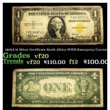 1935A $1 Silver Certificate North Africa WWII Emer