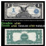 1899 $1 large size Silver Certificate "Black Eagle