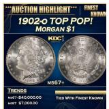1902-o Morgan Dollar TOP POP! $1 ms67+ SEGS