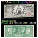 1896 $2 Large Size Silver Certificate "Educational
