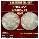 1880-cc Morgan Dollar $1 ms66+ SEGS