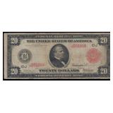 1914 $20 Large Size Blue Seal Federal Resrve Note