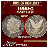 1880-o Morgan Dollar $1 ms64 dmpl SEGS