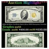 1934A $10 Silver Certificate North Africa WWII Eme
