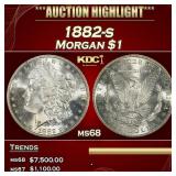 1882-s Morgan Dollar $1 ms68 SEGS