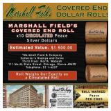 CCE- Rare Peace Circ MARSHALL FIELDS 10 $1 Roll RE