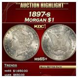 1897-s Morgan Dollar $1 ms65+ SEGS