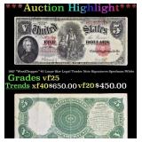1907 $5 Large Size Legal Tender Note "WoodChopper"