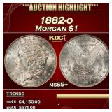 1882-o Morgan Dollar $1 ms65+ SEGS