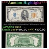 1934A $5 Silver Certificate North Africa WWII Emer