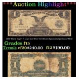 1899 $1 large size Silver Certificate "Black Eagle