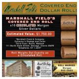 CCI- Rare Morgan Circ MARSHALL FIELDS 10 $1 Roll R