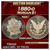 1880-o Morgan Dollar $1 ms64 dmpl SEGS