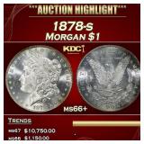 1878-s Morgan Dollar $1 ms66+ SEGS