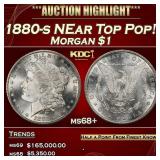 1880-s Morgan Dollar NEar Top Pop! $1 ms68+ SEGS