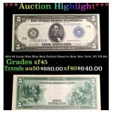 1914 $5 Large Size Blue Seal Federal Reserve Note