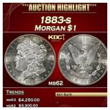 1883-s Morgan Dollar $1 ms62 USCG