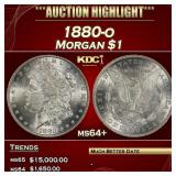 1880-o Morgan Dollar $1 ms64+ SEGS