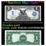 1899 $1 large size Silver Certificate "Black Eagle