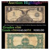 1899 $1 large size Silver Certificate "Black Eagle