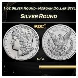 1 oz Silver Round - Morgan Dollar Style