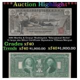 1896 $1 large size Silver Certificate Martha & Geo