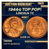 1944-s Lincoln Cent TOP POP! 1c ms68 rd SEGS
