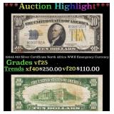 1934A $10 Silver Certificate North Africa WWII Eme