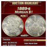1889-s Morgan Dollar $1 ms65+ SEGS