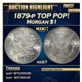 1879-p Morgan Dollar TOP POP! $1 ms67 SEGS