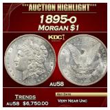 1895-o Morgan Dollar $1 au58 SEGS